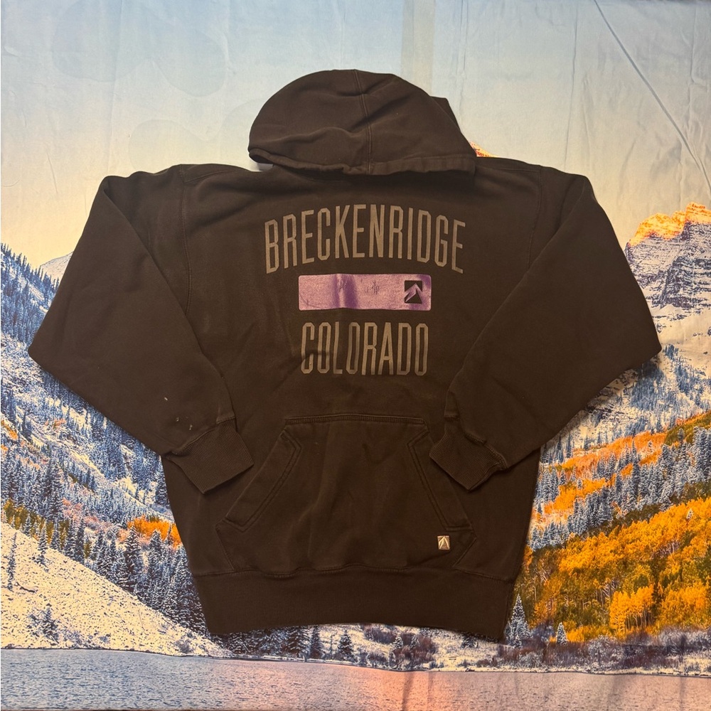 Black Breckenridge Colorado Hoodie